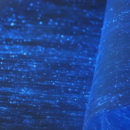 VELO BLU FABRIC (LUMINOUS FIBER OPTIC FABRIC)